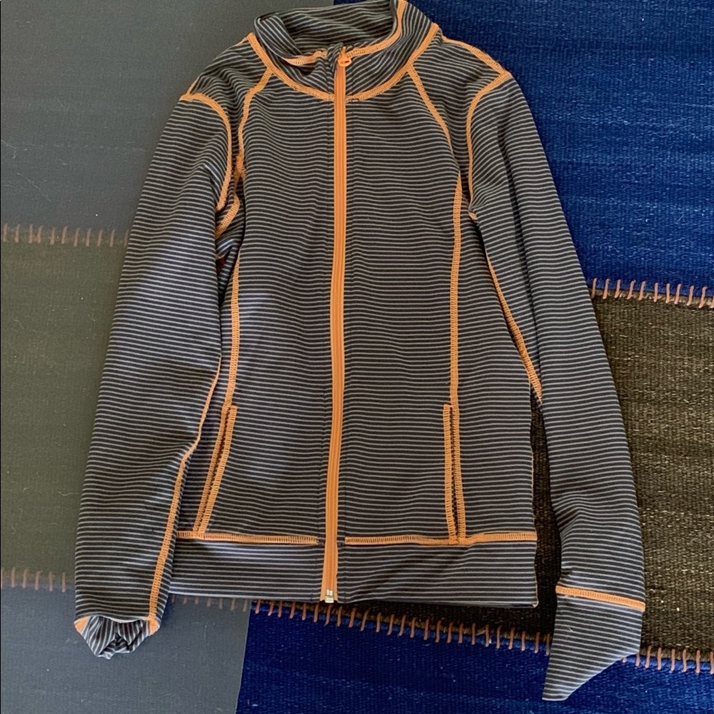 Grey and orange Lightweight Jacket